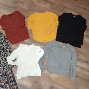Women's Sweater Collection - Black, Gray, Yellow, Red, White